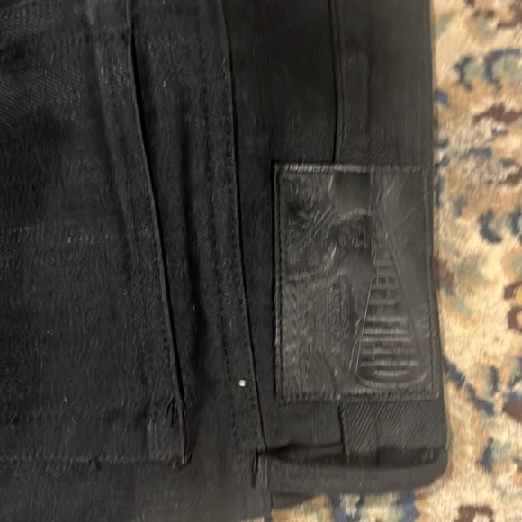 Left Field NYC Black Maria Atlas Vidalia Mills 14 oz Indigo Raw Denim - Picture 4 of 9